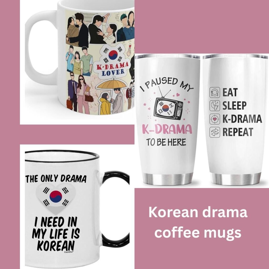 K-drama Mugs and drinkware