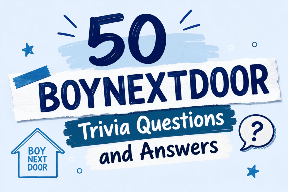 50 BOYNEXTDOOR TRIVIA QUESTIONS AND ANSWERS